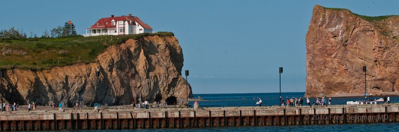 20100720_164339 Nikon D300.jpg - View of home perched atop ocean cliff across from Perce rock